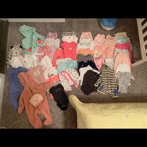 Baby girl clothes 0-3 months